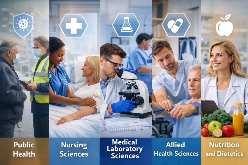 Division of Health Sciences
Core Departments