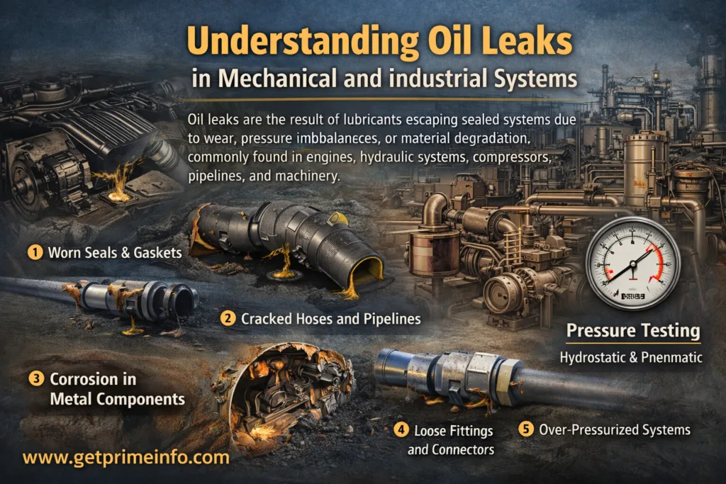 Understanding Oil Leaks in Mechanical and Industrial Systems