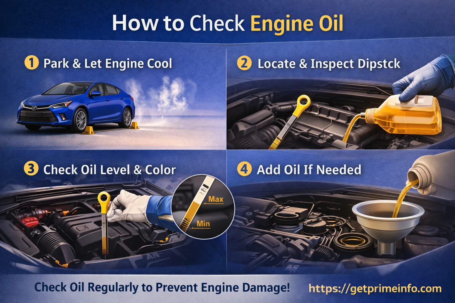 how to check engine oil complete guide