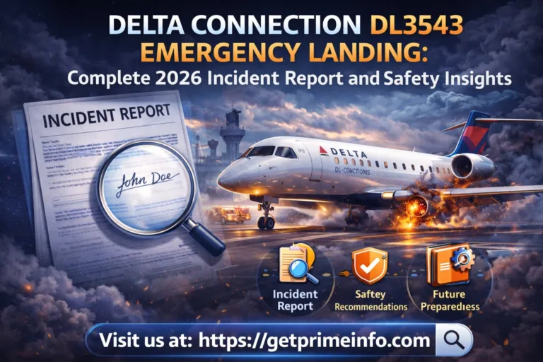 Delta Connection DL3543 Emergency Landing Complete 2026 Incident Report and Safety Insights