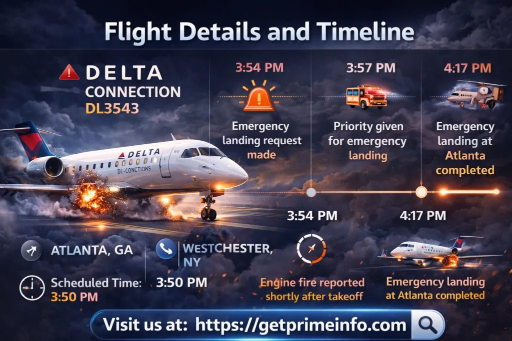 Delta Connection DL3543 Emergency Landing