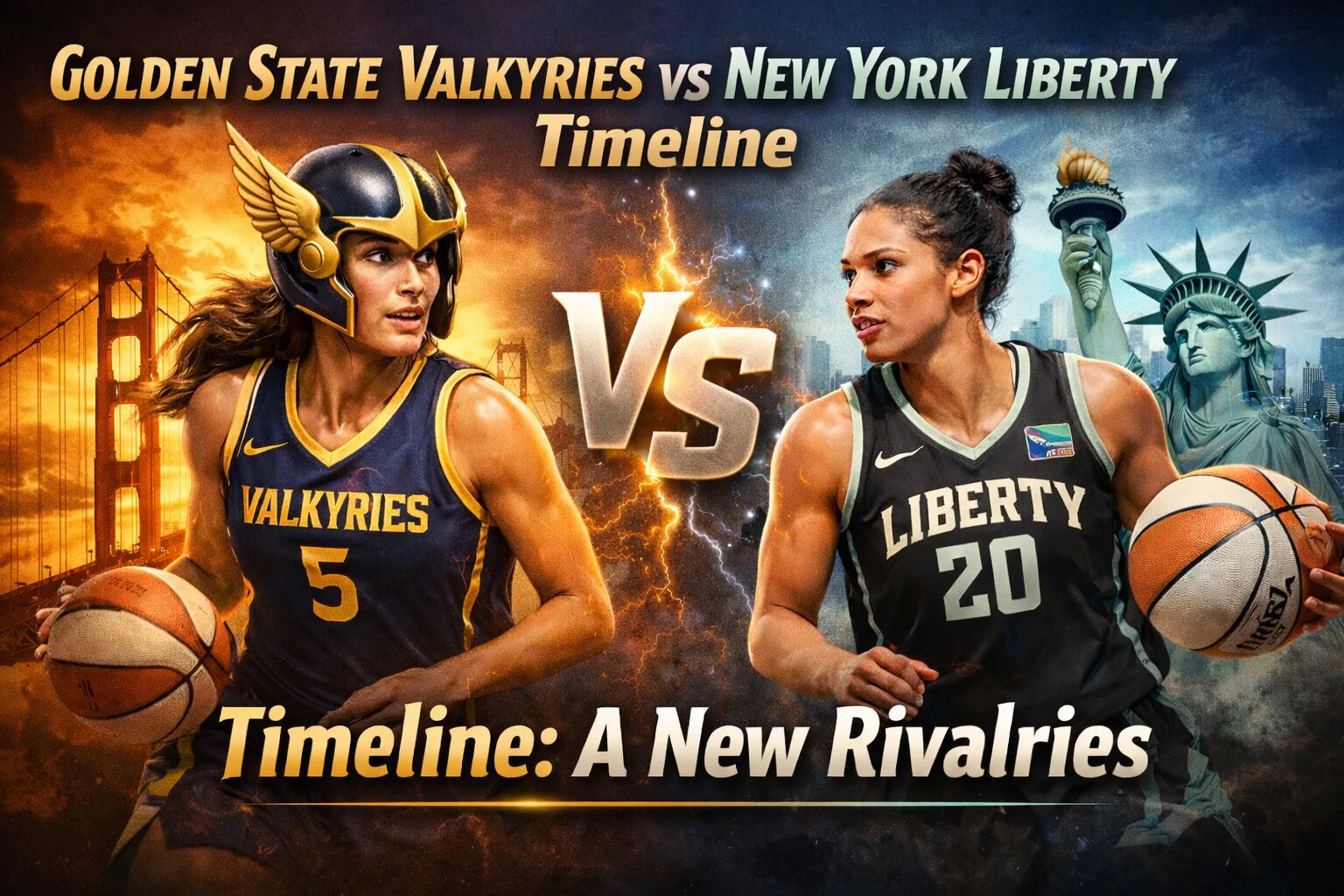 Golden State Valkyries vs New York Liberty Timeline A New Rivalries
